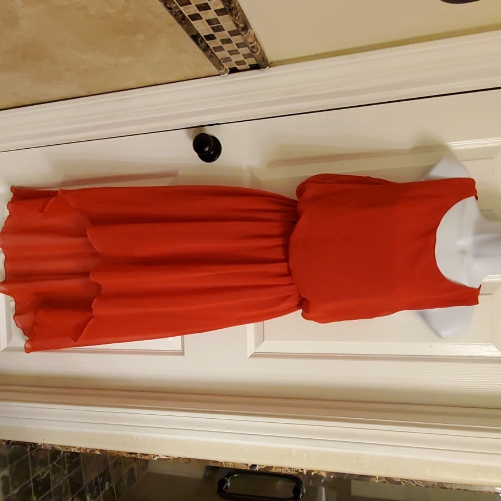 Red dress